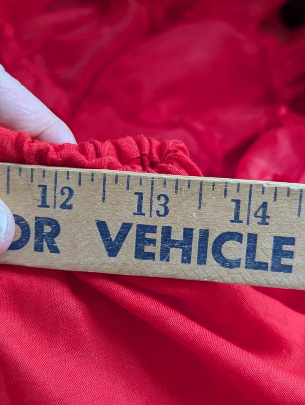 Vtg 50s Fashion Magic Red Crinoline Petticoat Skirt Layered Tulle MCM Sm/Md - Picture 10 of 12